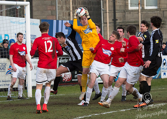 Fraserburgh 1 v Wick 2 HLC Round 1 07/02/2015 Bellslea Park