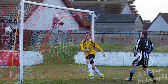 Lossiemouth 0 v Wick Academy 2 SHFL 21/02/2014 Grant Park