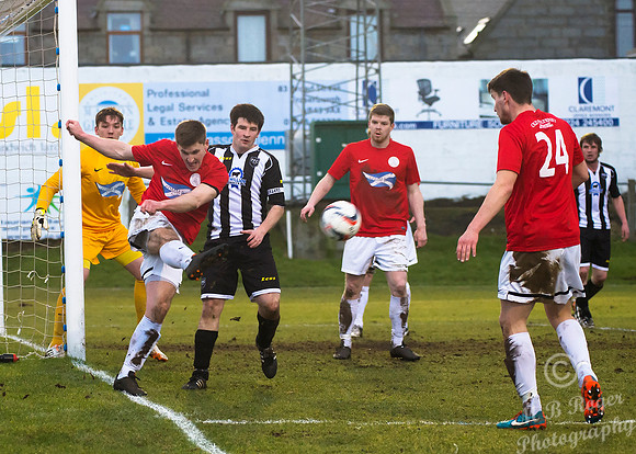 Fraserburgh 1 v Wick 2 HLC Round 1 07/02/2015 Bellslea Park