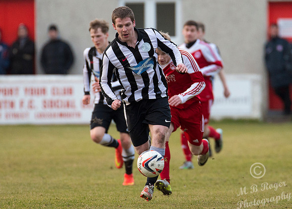 Lossiemouth 0 v Wick Academy 2 SHFL 21/02/2014 Grant Park