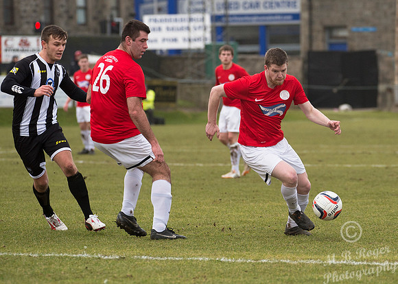 Fraserburgh 1 v Wick 2 HLC Round 1 07/02/2015 Bellslea Park