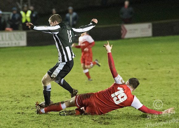 Wick Academy 0 v Brora Rangers 1 SHFL 11/03/2015 Harmsworth Park