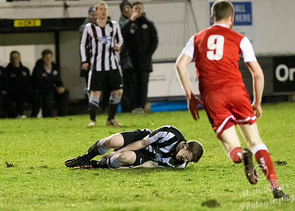 Wick Academy 0 v Brora Rangers 1 SHFL 11/03/2015 Harmsworth Park