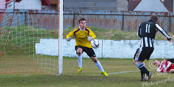 Lossiemouth 0 v Wick Academy 2 SHFL 21/02/2014 Grant Park