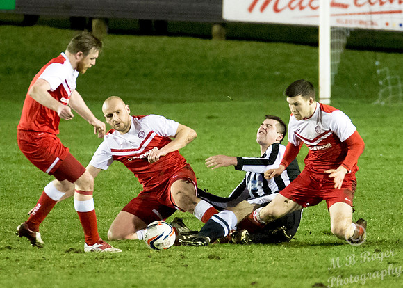 Wick Academy 0 v Brora Rangers 1 SHFL 11/03/2015 Harmsworth Park