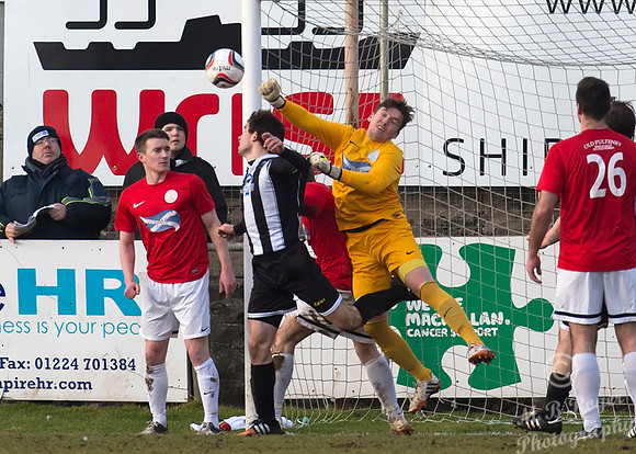 Fraserburgh 1 v Wick 2 HLC Round 1 07/02/2015 Bellslea Park