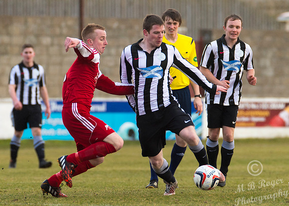 Lossiemouth 0 v Wick Academy 2 SHFL 21/02/2014 Grant Park