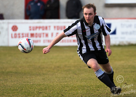 Lossiemouth 0 v Wick Academy 2 SHFL 21/02/2014 Grant Park