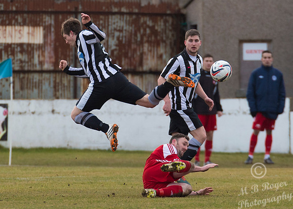 Lossiemouth 0 v Wick Academy 2 SHFL 21/02/2014 Grant Park