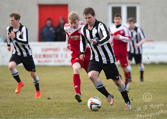 Lossiemouth 0 v Wick Academy 2 SHFL 21/02/2014 Grant Park
