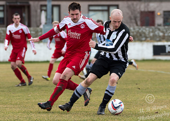 Lossiemouth 0 v Wick Academy 2 SHFL 21/02/2014 Grant Park