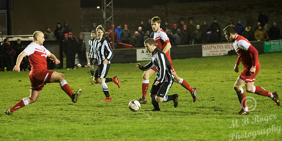 Wick Academy 0 v Brora Rangers 1 SHFL 11/03/2015 Harmsworth Park