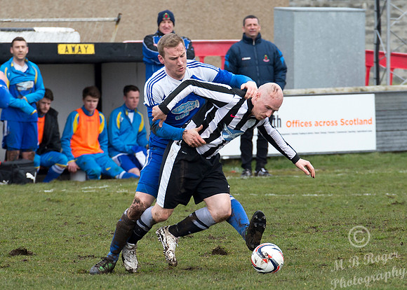 Wick Academy 1 v Cove Rangers 1 SHFL Harmsworth Park 04/04/2015