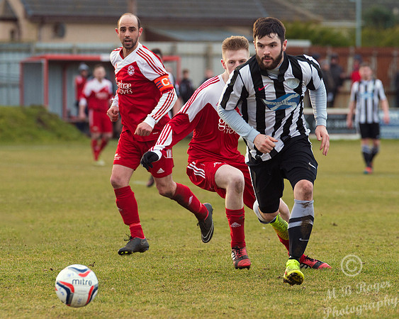 Lossiemouth 0 v Wick Academy 2 SHFL 21/02/2014 Grant Park