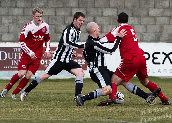 Lossiemouth 0 v Wick Academy 2 SHFL 21/02/2014 Grant Park