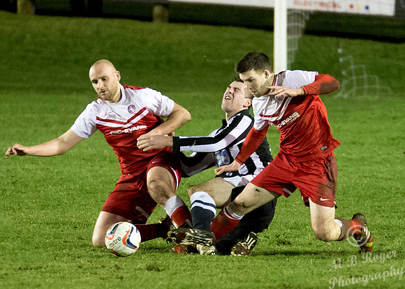 Wick Academy 0 v Brora Rangers 1 SHFL 11/03/2015 Harmsworth Park