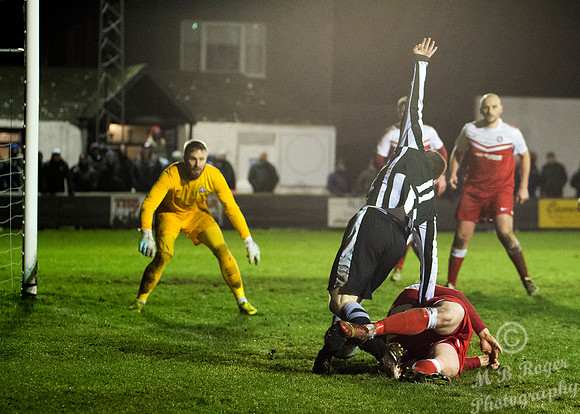 Wick Academy 0 v Brora Rangers 1 SHFL 11/03/2015 Harmsworth Park