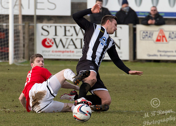 Fraserburgh 1 v Wick 2 HLC Round 1 07/02/2015 Bellslea Park