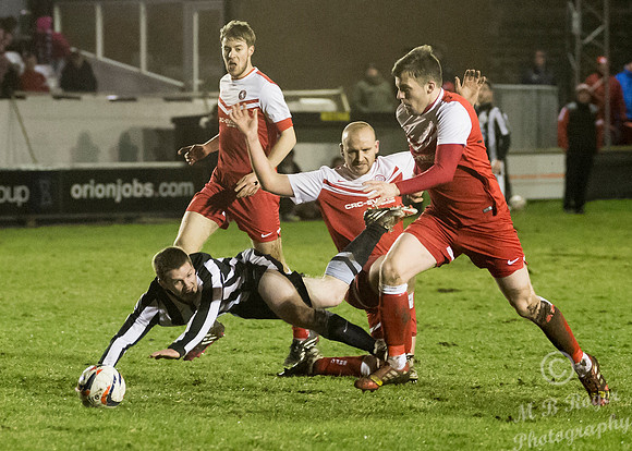Wick Academy 0 v Brora Rangers 1 SHFL 11/03/2015 Harmsworth Park