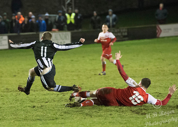 Wick Academy 0 v Brora Rangers 1 SHFL 11/03/2015 Harmsworth Park