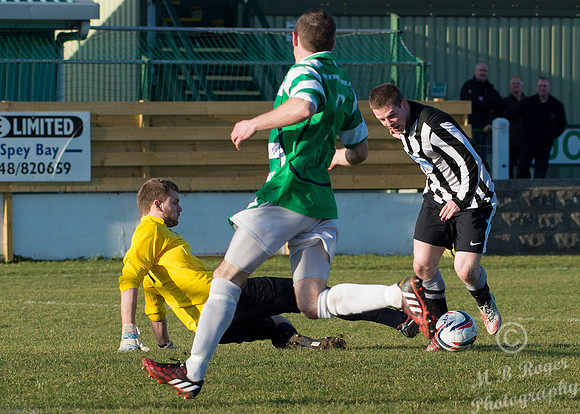 Buckie Thistle 1 v Wick Academy 3 SHFL 07/03/2015 Victoria Park