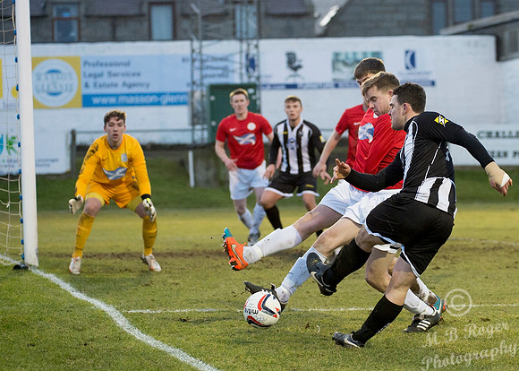 Fraserburgh 1 v Wick 2 HLC Round 1 07/02/2015 Bellslea Park