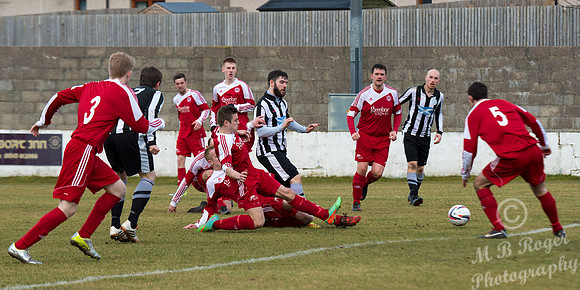 Lossiemouth 0 v Wick Academy 2 SHFL 21/02/2014 Grant Park