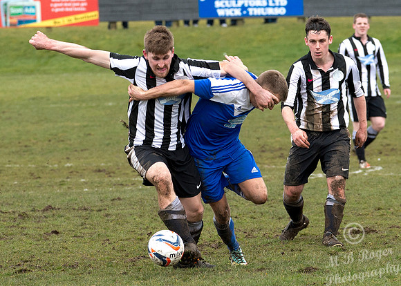 Wick Academy 1 v Cove Rangers 1 SHFL Harmsworth Park 04/04/2015