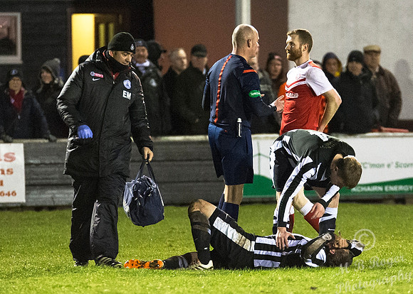 Wick Academy 0 v Brora Rangers 1 SHFL 11/03/2015 Harmsworth Park