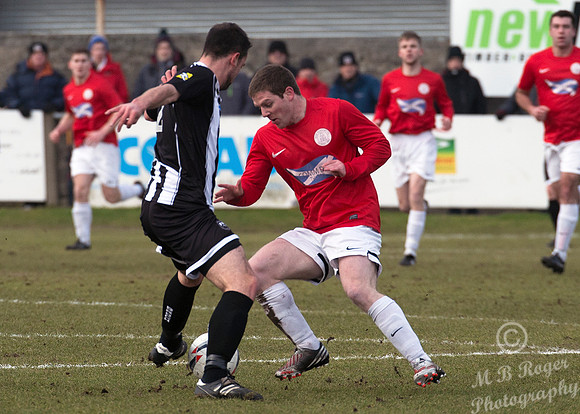 Fraserburgh 1 v Wick 2 HLC Round 1 07/02/2015 Bellslea Park