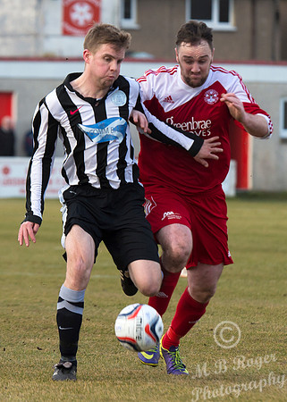 Lossiemouth 0 v Wick Academy 2 SHFL 21/02/2014 Grant Park