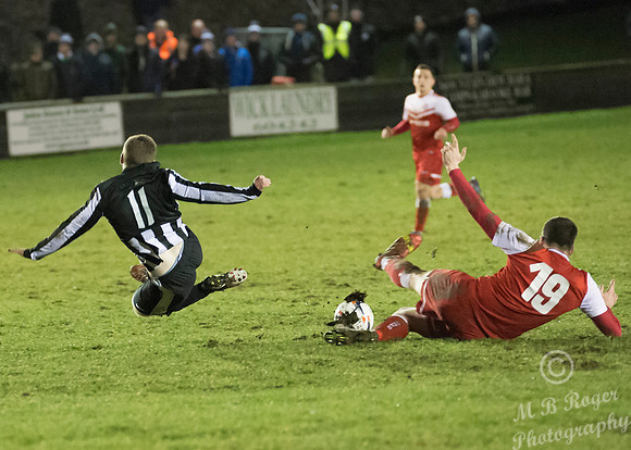 Wick Academy 0 v Brora Rangers 1 SHFL 11/03/2015 Harmsworth Park
