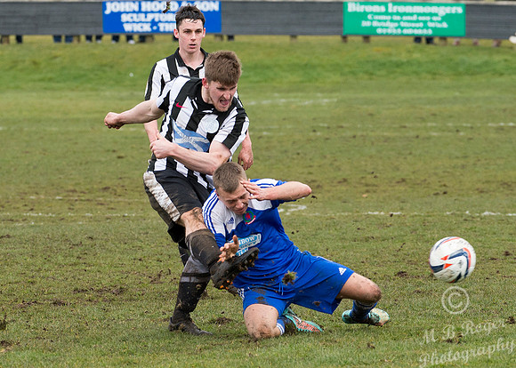 Wick Academy 1 v Cove Rangers 1 SHFL Harmsworth Park 04/04/2015