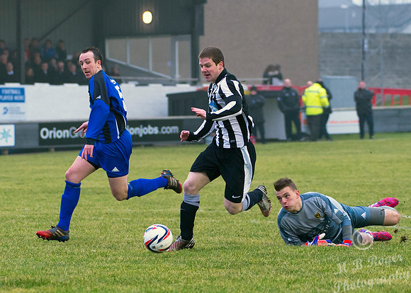 Wick Academy 4 v Huntly 0 SHFL Harmsworth Park 14/02/2015