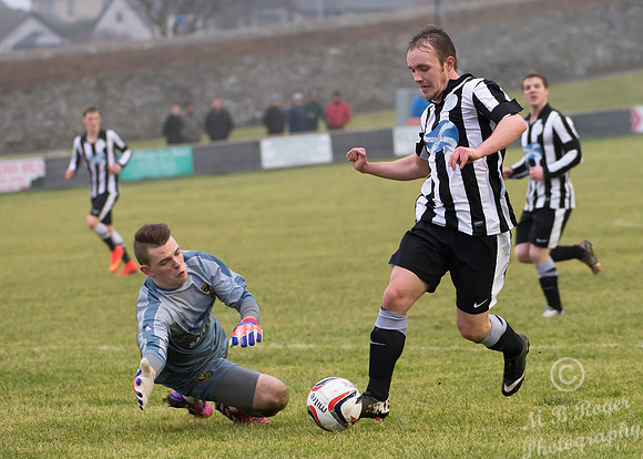 Wick Academy 4 v Huntly 0 SHFL Harmsworth Park 14/02/2015