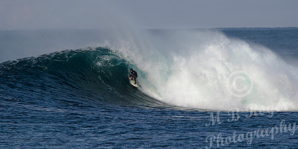Surfing off Thurso East