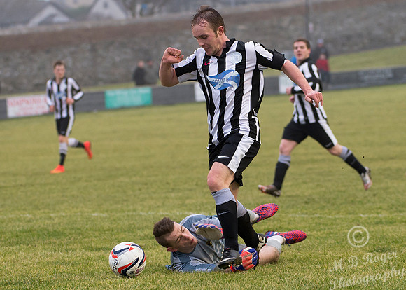 Wick Academy 4 v Huntly 0 SHFL Harmsworth Park 14/02/2015