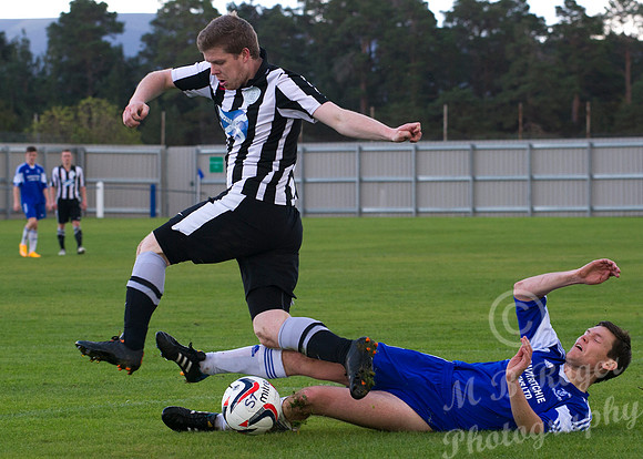Strathspey Thistle 2 v Wick Academy 9 - 04/10/2014 - Seafield Pa