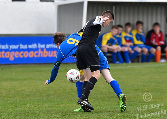 Under 17s Wick 1 v Lossiemouth 1  Harmsworth Park 29/11/2016