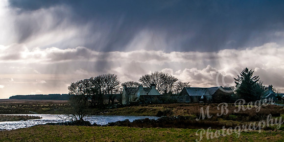 Hail shower over Westerdale