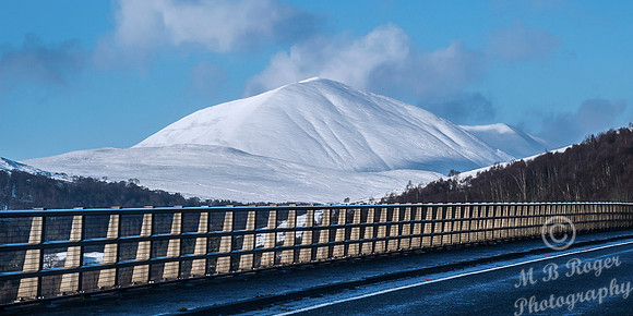 Snowy trip up the A9 - 8/12/14