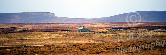 ruined caithness cottage at Loch More