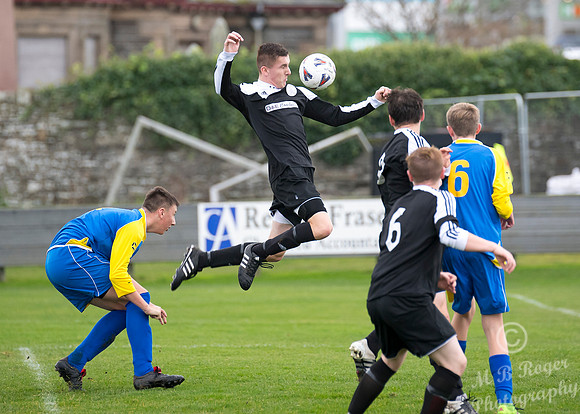 Under 17s Wick 1 v Lossiemouth 1  Harmsworth Park 29/11/2016
