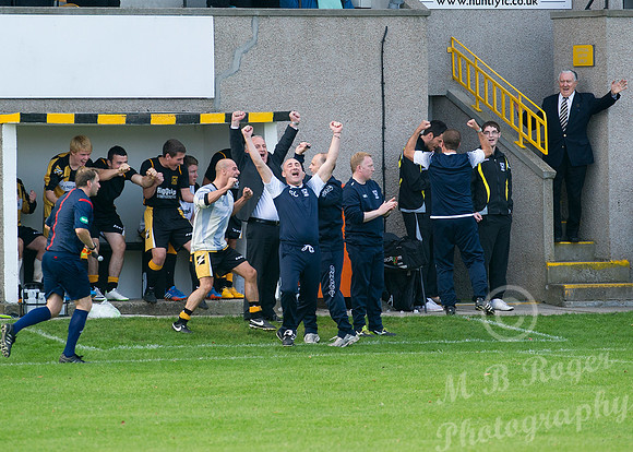 Huntly 2 v Wick 1 SC R1 Christie Park 13/09/2014