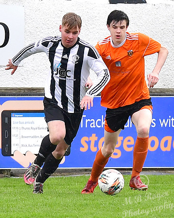 Wick U18s 3 v Rothes U18s 1 - Harmsworth Park - 30/04/2022