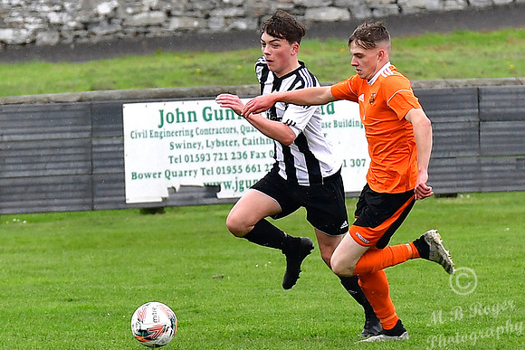 Wick U18s 3 v Rothes U18s 1 - Harmsworth Park - 30/04/2022