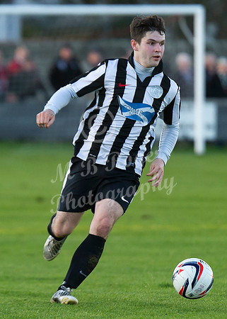 Highland League (SHFL) football match Wick Academy FC and Keith FC played at Harmsworth Park Wick home of the Scorries.  Wick's Sam Mackay