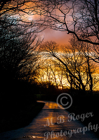 sunset at Lynegar - Watten