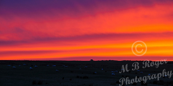 Sunset at Hill of Forss