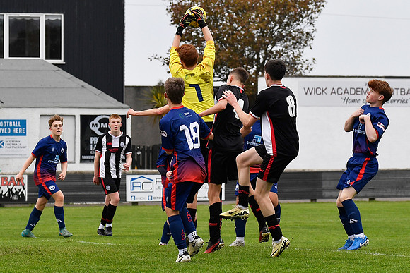 Wick Academy U18s 6 v Inverness Athletic U18s 0 - Harmsworth Par